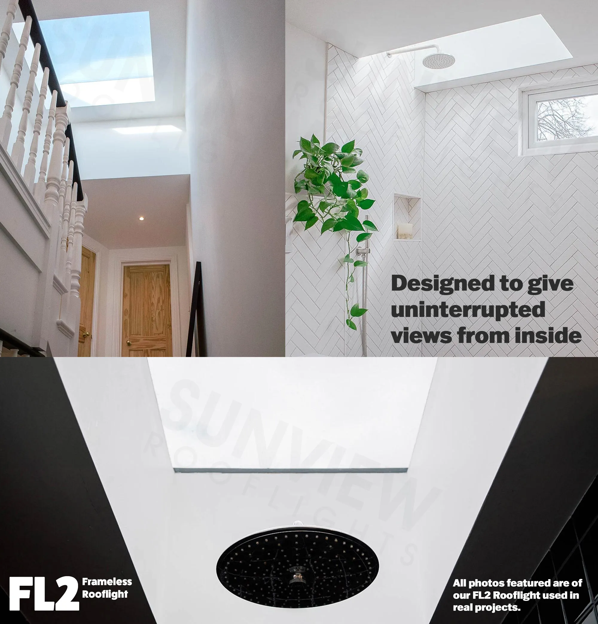 Frameless Flat Roof Skylight Triple Glazed - Image 4